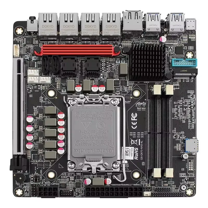 Placa base vPro Q670 NAS Max 6 - Lga 1700 Ddr5 Itx Motherboard reseña y precio